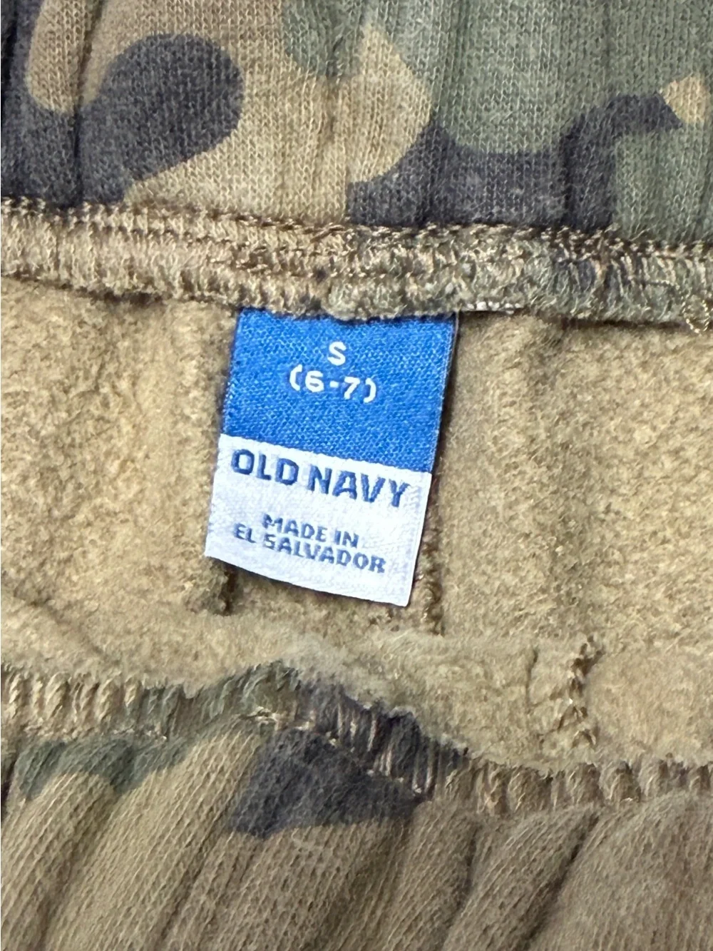 Old Navy Boys Camo Elastic-Waist Shorts in Green and Brown